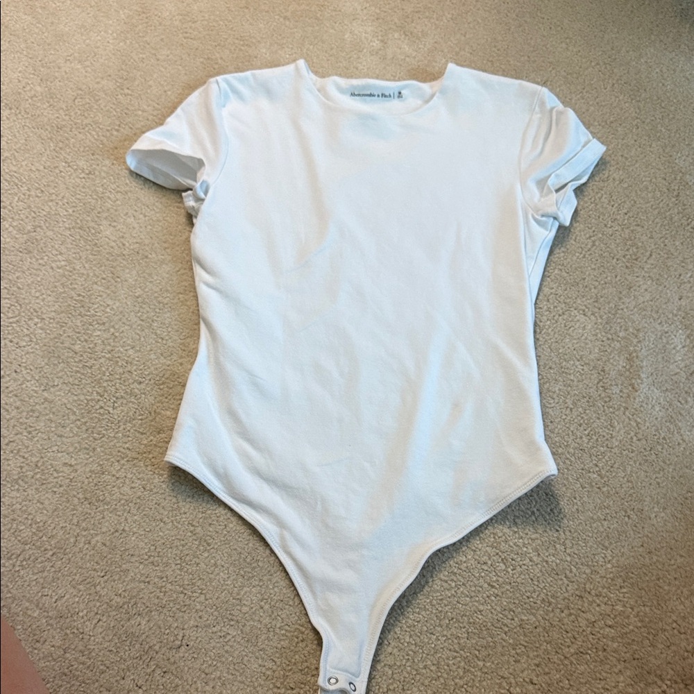 Abercrombie & Fitch Classic White Bodysuit